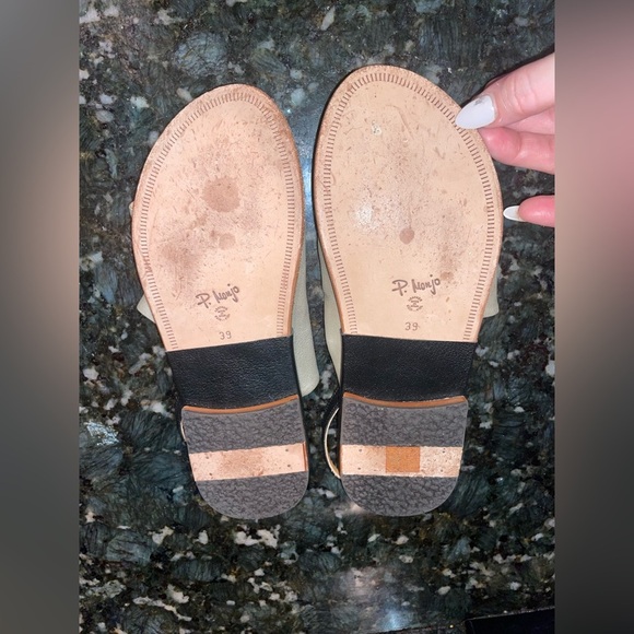 New! P. MONJO Avila Green Sandals 🤍 sz 39/ US 8-8.5 - Picture 9 of 10